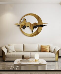 Phù Điêu 3D Trăng Núi Vàng Son