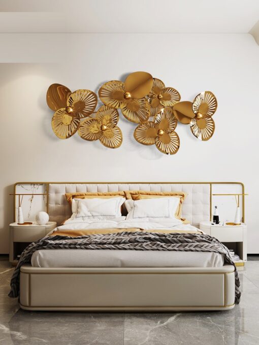 Phù Điêu Dải Hoa Vàng 3D Phù Điêu Dải Hoa Vàng 3D