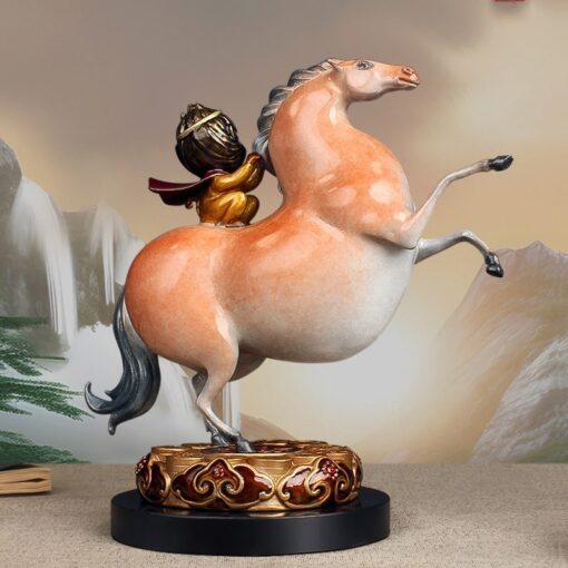 tuong-chien-ma-hau-vuong (5) Tượng Chiến Mã Hầu Vương