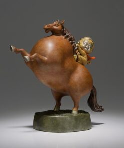 Tượng Hầu Mã Phong Thủy Mini