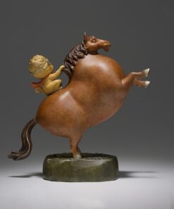 Tượng Hầu Mã Phong Thủy Mini