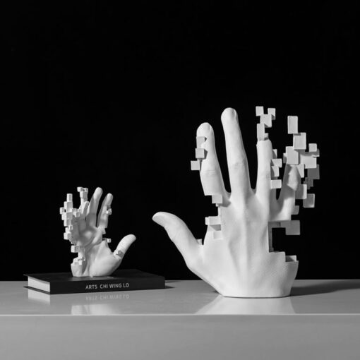 Tượng Bàn Tay Số Hóa Sáng Tạo Tượng Bàn Tay Số Hóa Sáng Tạo