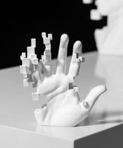 Tượng Bàn Tay Số Hóa Sáng Tạo