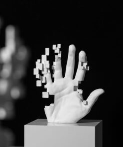 Tượng Bàn Tay Số Hóa Sáng Tạo