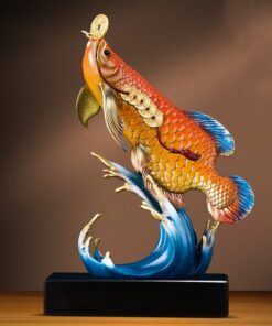 Tượng Cá Rồng Tấn Tài Tấn Lộc