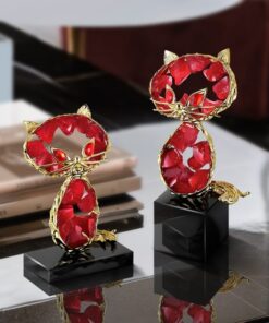 Tượng Mèo Pha Lê Nghệ Thuật