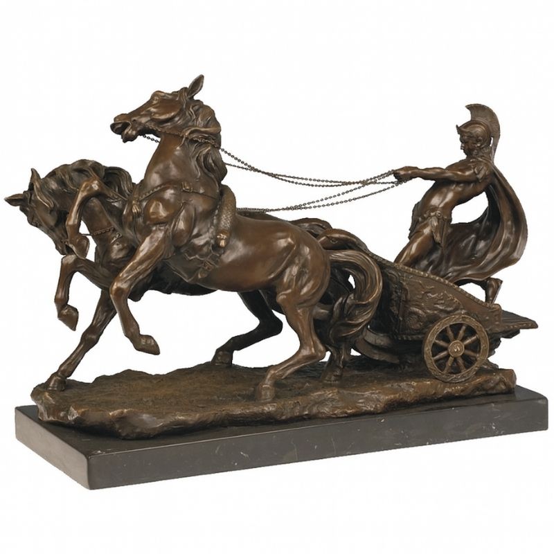 Tượng Chiến Binh La Mã Cưỡi Ngựa