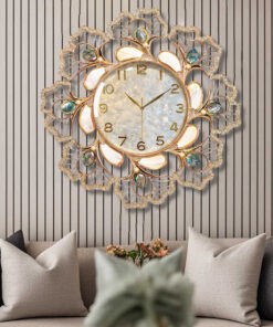 Đồng Hồ Treo Tường Hoa Pha Lê