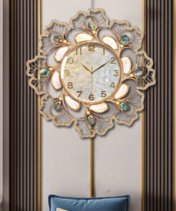 Đồng Hồ Treo Tường Hoa Pha Lê