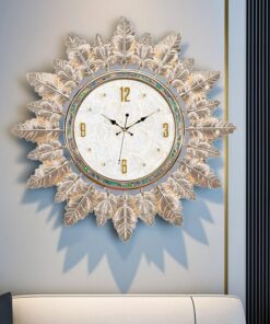 Đồng Hồ Treo Tường Vầng Dương Nguyệt Quế