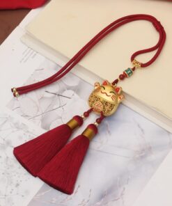 Khánh Treo Ô Tô Mèo Chiêu Phúc