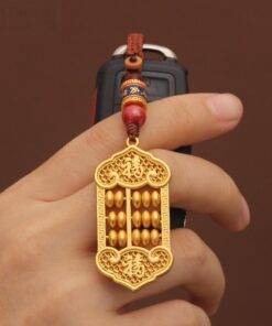 Móc Khóa Bàn Tính Kim Tài Lộc