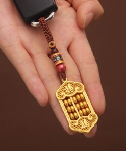 Móc Khóa Bàn Tính Kim Tài Lộc