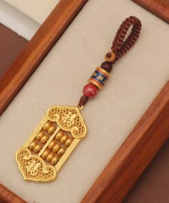 Móc Khóa Bàn Tính Kim Tài Lộc