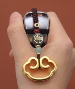 Móc Khóa Mây Vàng Phú Quý