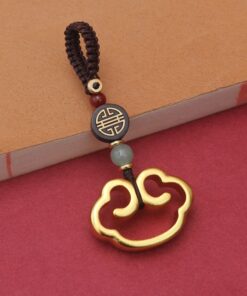 Móc Khóa Mây Vàng Phú Quý