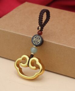 Móc Khóa Mây Vàng Phú Quý