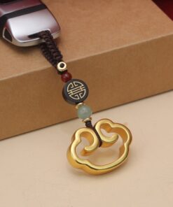 Móc Khóa Mây Vàng Phú Quý