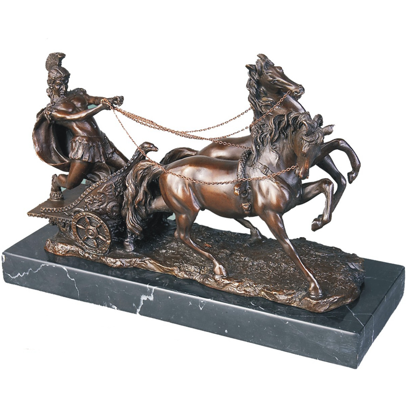 Tượng Chiến Binh La Mã Cưỡi Ngựa