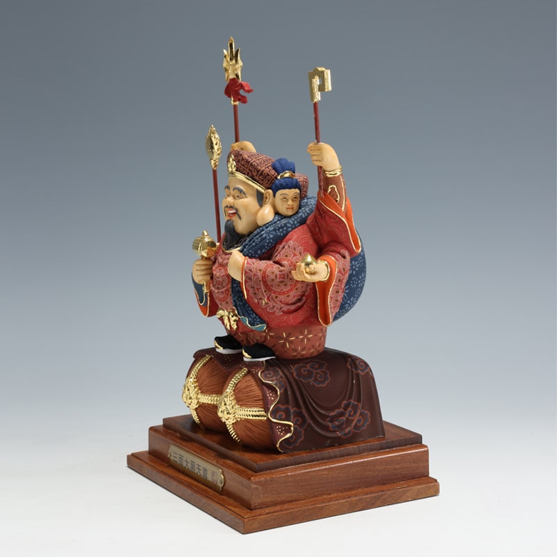 Tượng Daikokuten Thần Tài Ba Mặt