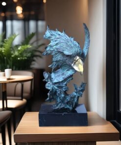 Tượng Đồng Đầu Đại Bàng Uy Phong