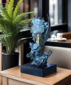 Tượng Đồng Đầu Đại Bàng Uy Phong