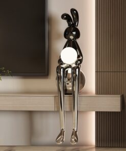 Tượng Thỏ Ôm Trăng