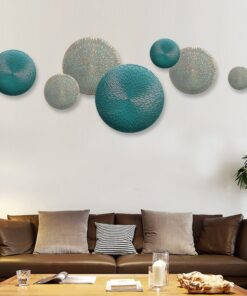 Bộ Phù Điêu 3D Vòng Tròn Giao Thoa