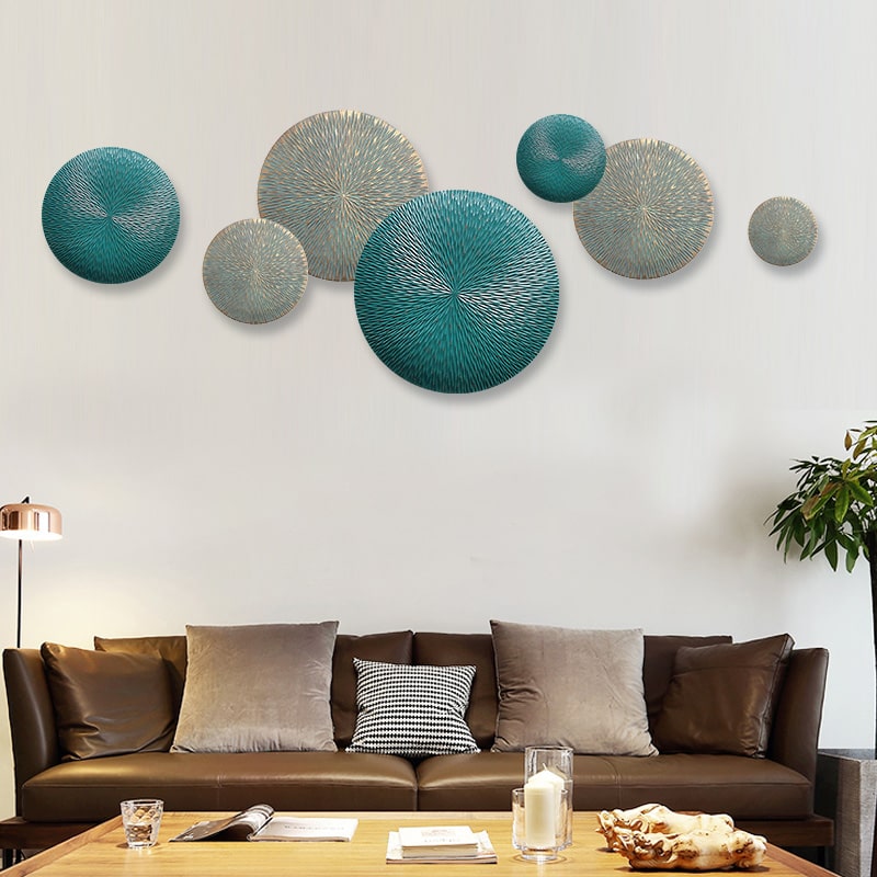 Bộ Phù Điêu 3D Vòng Tròn Giao Thoa