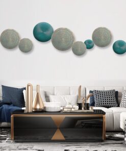 Bộ Phù Điêu 3D Vòng Tròn Giao Thoa