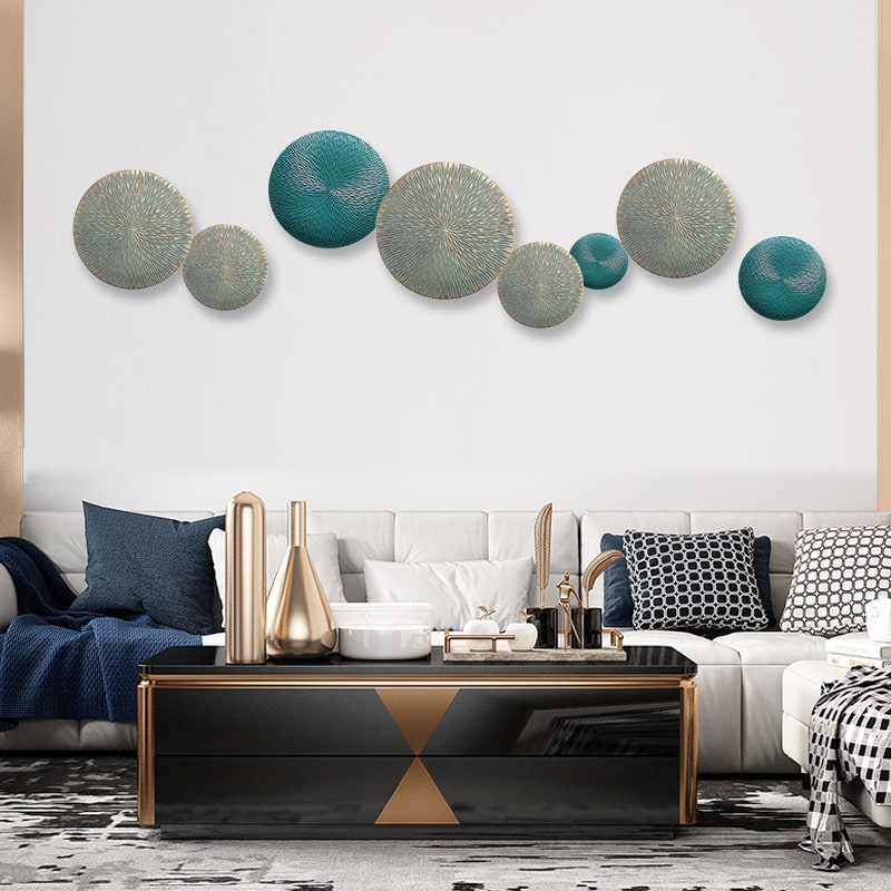 Bộ Phù Điêu 3D Vòng Tròn Giao Thoa