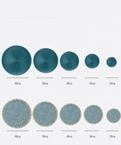 Bộ Phù Điêu 3D Vòng Tròn Giao Thoa