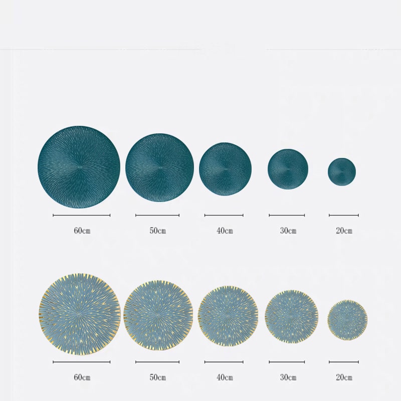 Bộ Phù Điêu 3D Vòng Tròn Giao Thoa