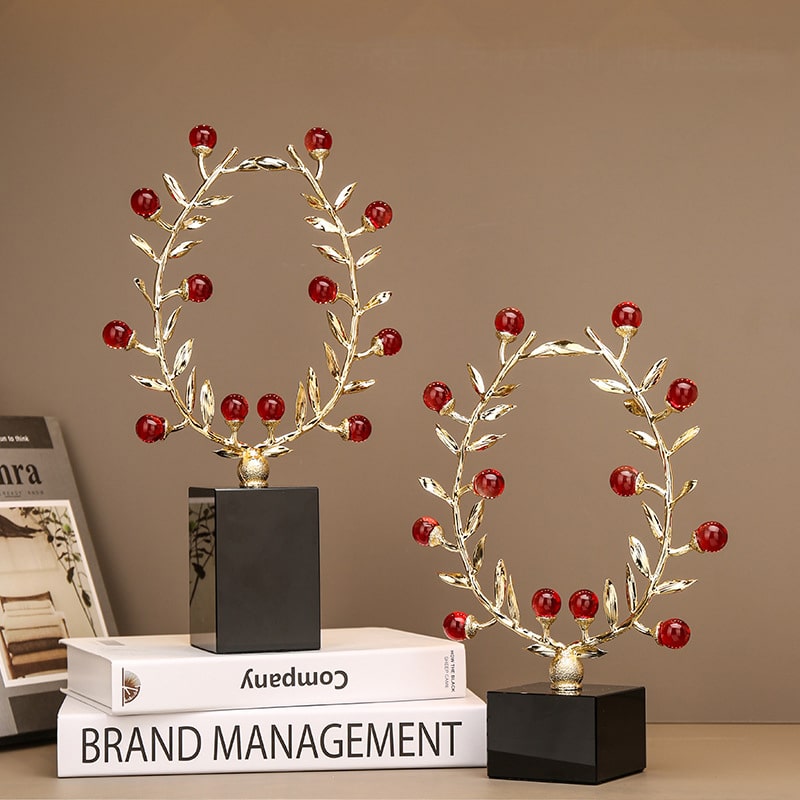 Decor Vòng Nguyệt Quế Quả Đỏ