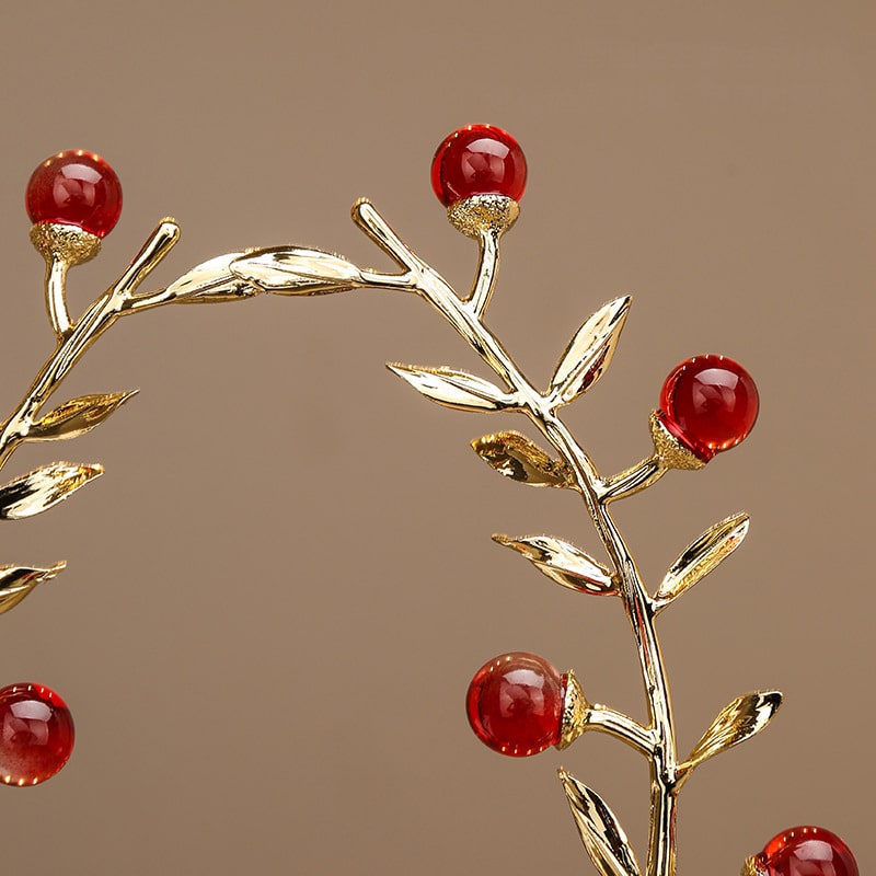 Decor Vòng Nguyệt Quế Quả Đỏ