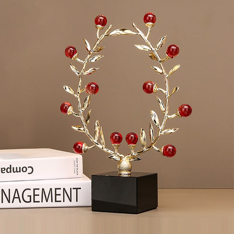 Decor Vòng Nguyệt Quế Quả Đỏ