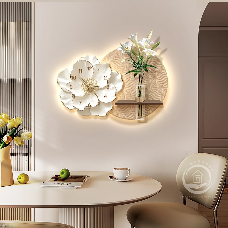 Đồng Hồ Nghệ Thuật Cánh Hoa Vĩnh Cửu