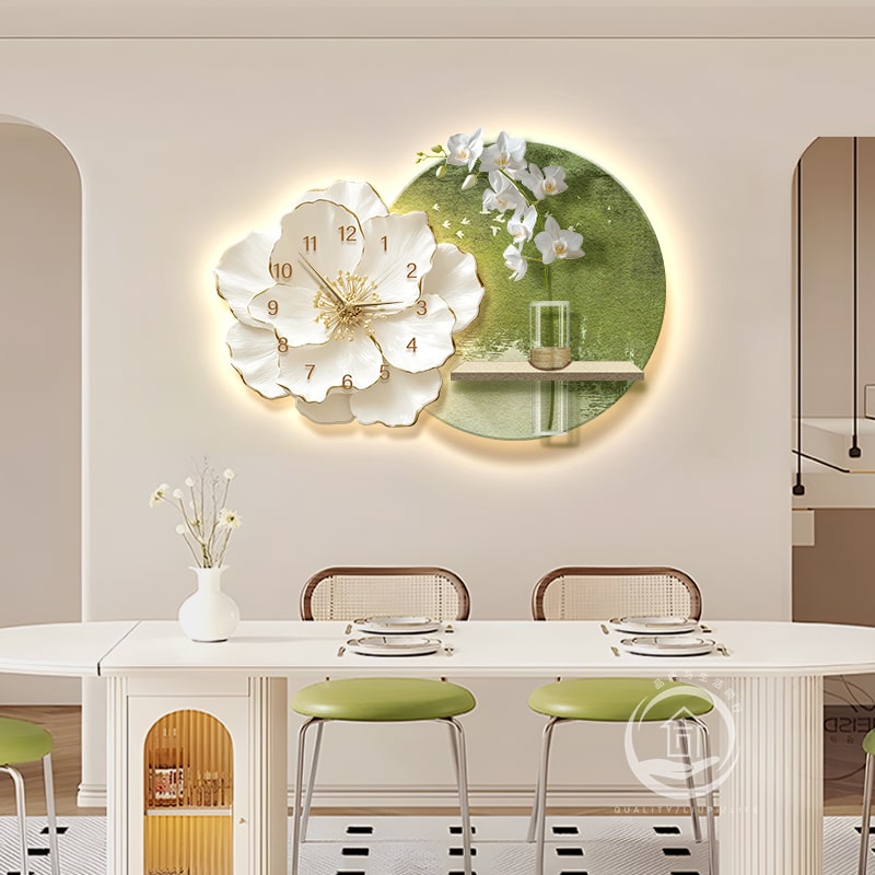 Đồng Hồ Nghệ Thuật Cánh Hoa Vĩnh Cửu