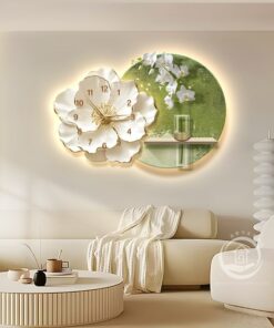 Đồng Hồ Nghệ Thuật Cánh Hoa Vĩnh Cửu