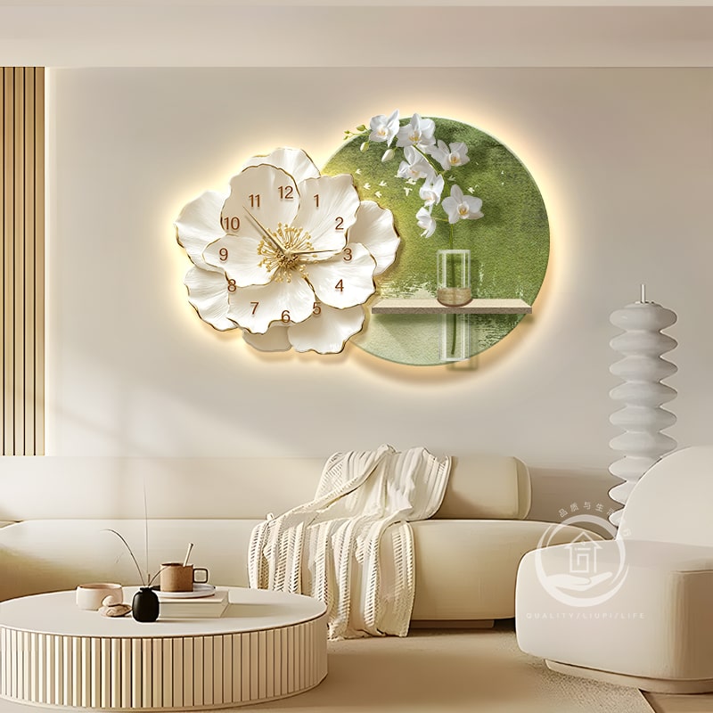 Đồng Hồ Nghệ Thuật Cánh Hoa Vĩnh Cửu