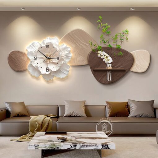 dong-ho-treo-tuong-hoa-no (1) Đồng Hồ Treo Tường Hoa Nở