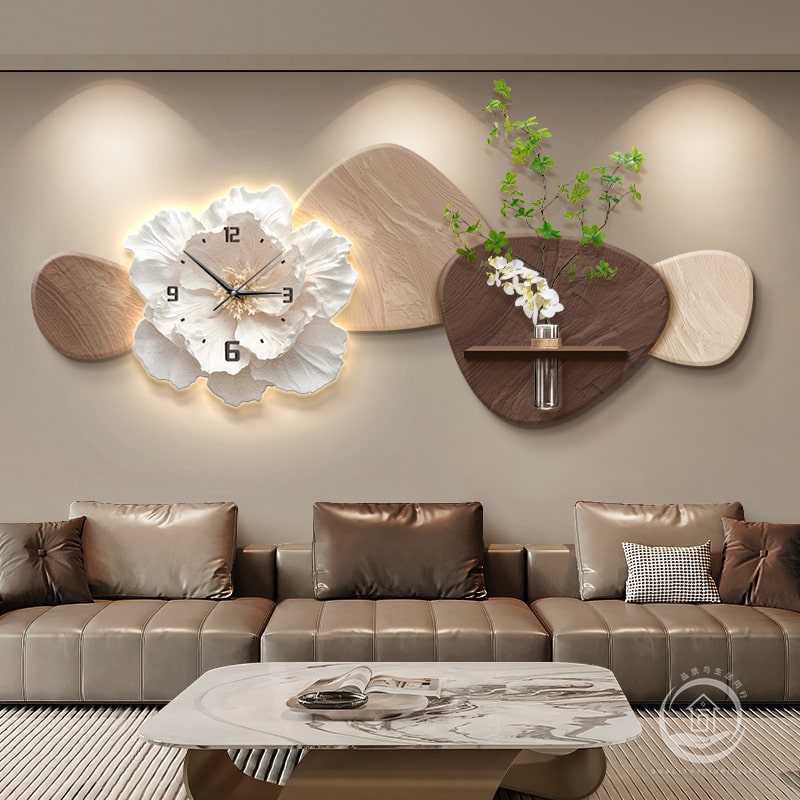 Đồng Hồ Treo Tường Hoa Nở