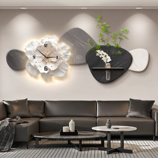 dong-ho-treo-tuong-hoa-no (4) Đồng Hồ Treo Tường Hoa Nở