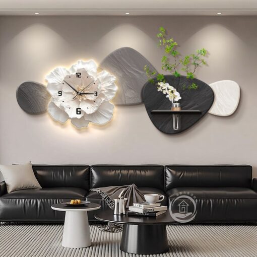 dong-ho-treo-tuong-hoa-no (5) Đồng Hồ Treo Tường Hoa Nở