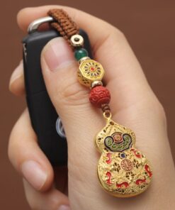 Móc Khóa Hồ Lô Phúc Lộc Thịnh Vượng