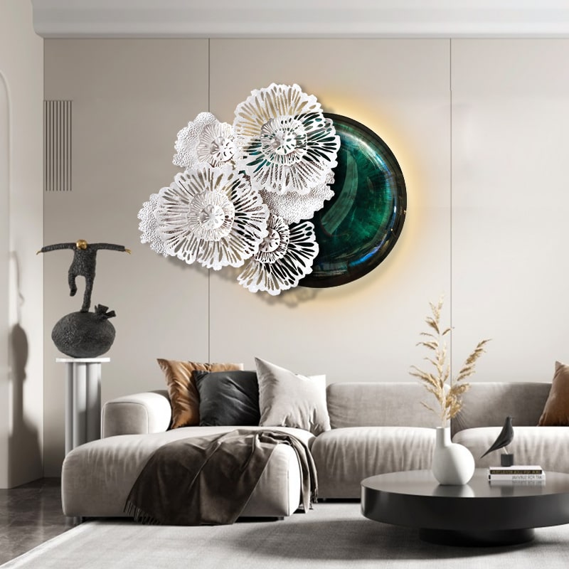 Phù Điêu 3D Cánh Hoa Vĩnh Cửu