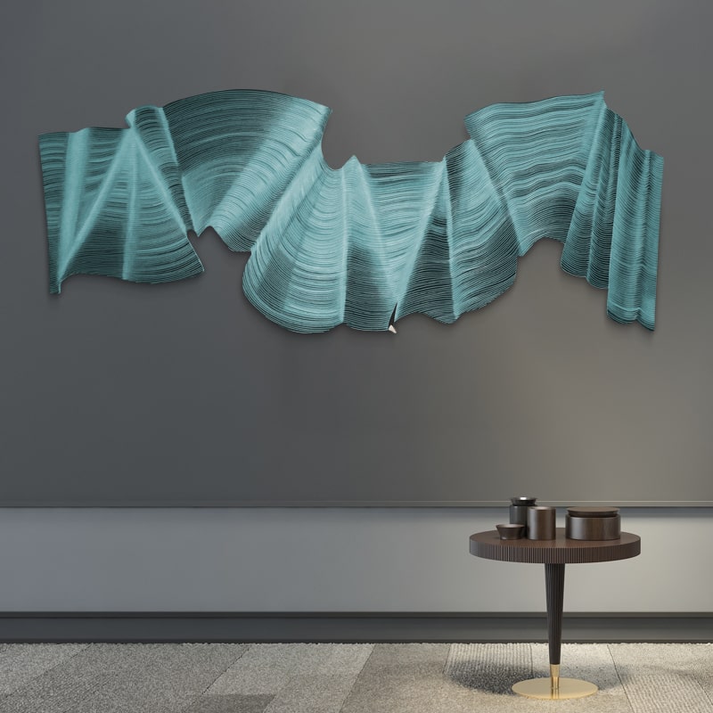 Phù Điêu 3D Làn Sóng Uốn Lượn