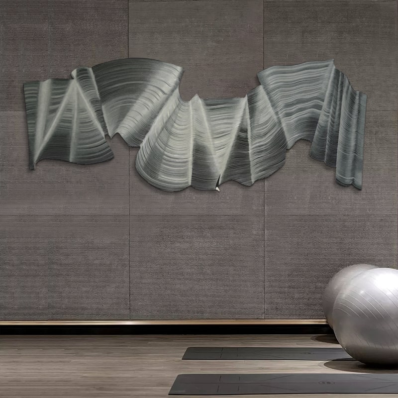 Phù Điêu 3D Làn Sóng Uốn Lượn