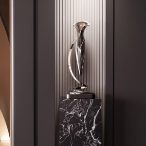 Tác Phẩm Điêu Khắc Kim Loại Trừu Tượng