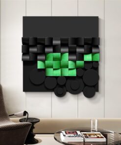 Tranh 3 Chiều Bằng Gỗ Nguyên Khối